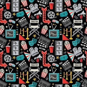 "Lights Camera Action" Dog Bandana Kiki B. x Bu Crew