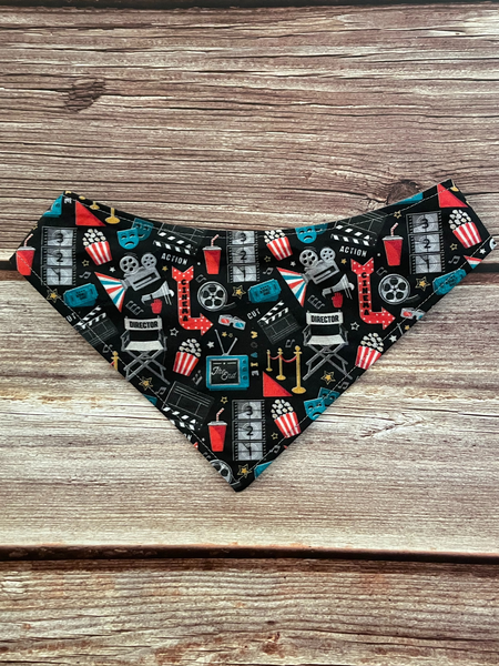"Lights Camera Action" Dog Bandana Kiki B. x Bu Crew