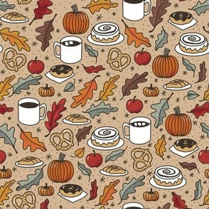 Fall Snackies Dog Bandana