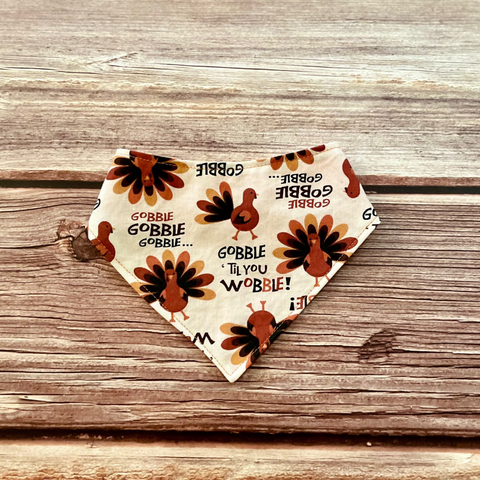 Gobble Turkey Dog Bandana
