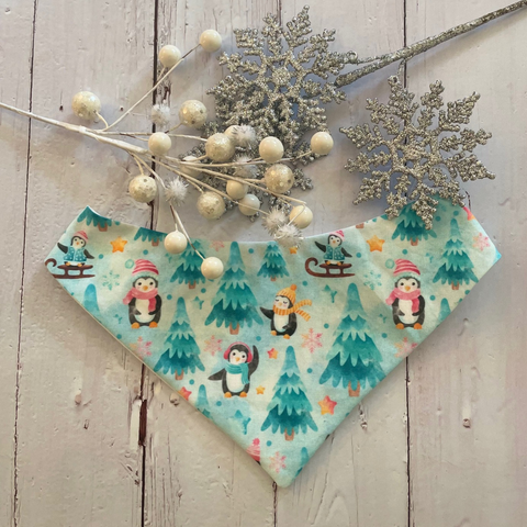 Penguin Friends Dog Bandana