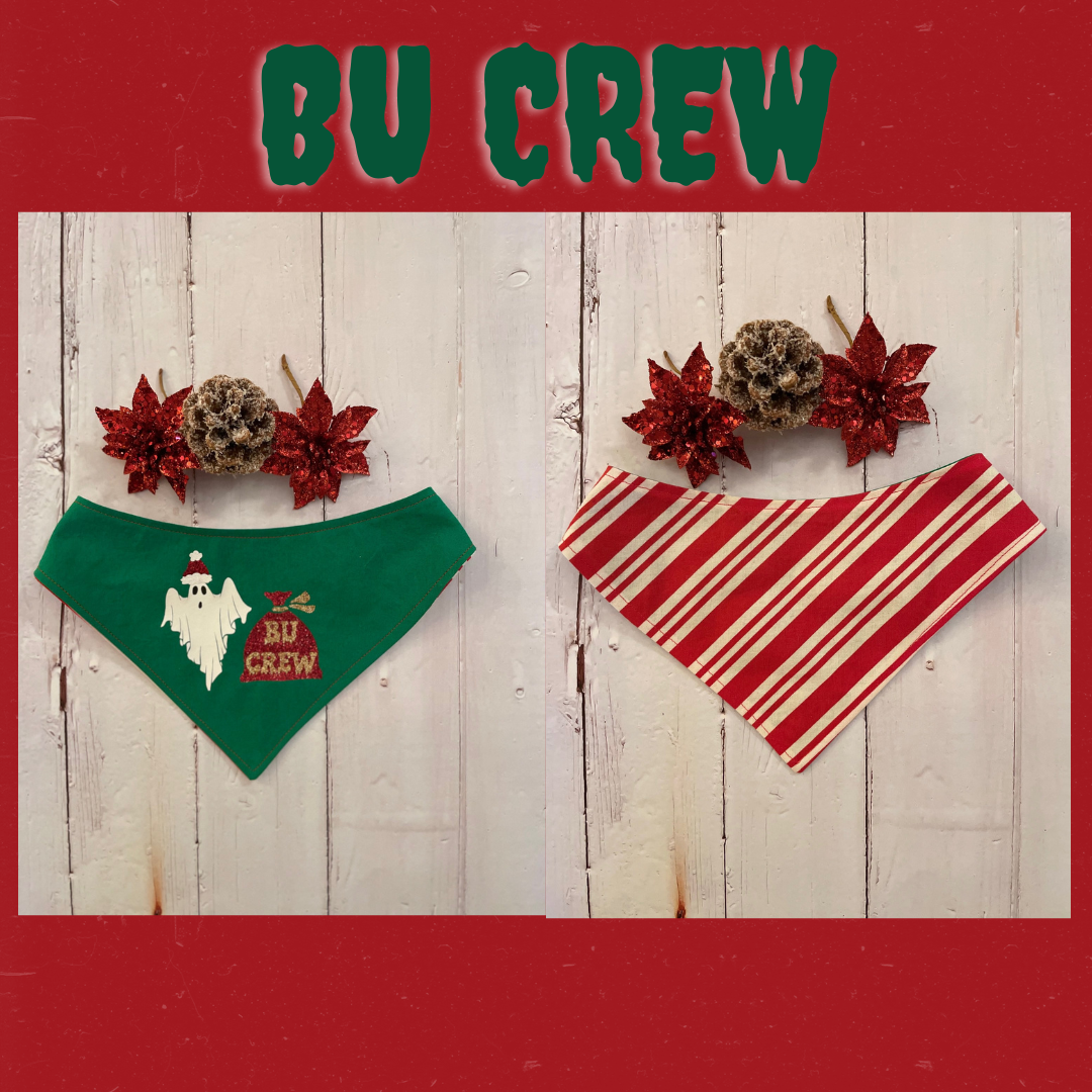 Reversible Bu Crew Holiday Bandana