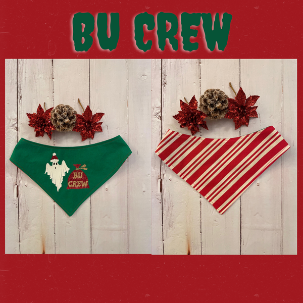 Reversible Bu Crew Holiday Bandana